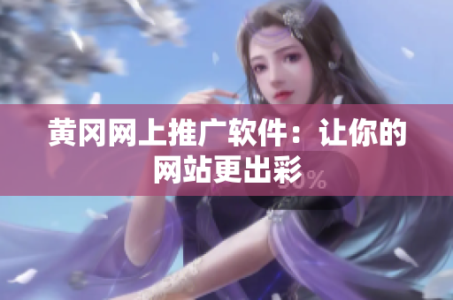 黄冈网上推广软件：让你的网站更出彩