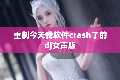 重制今天我软件crash了的dj女声版