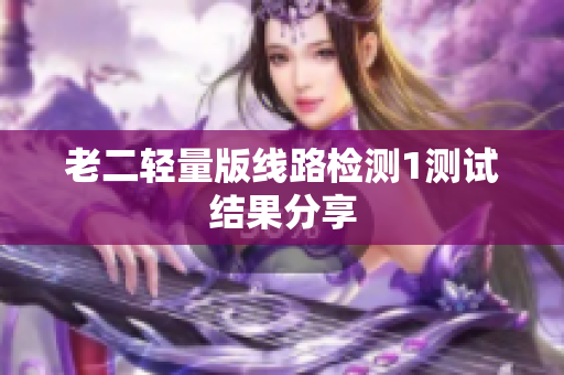 老二轻量版线路检测1测试结果分享