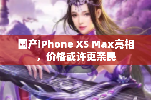 国产iPhone XS Max亮相，价格或许更亲民