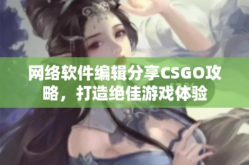 网络软件编辑分享CSGO攻略，打造绝佳游戏体验