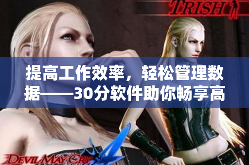 提高工作效率，轻松管理数据——30分软件助你畅享高效工作