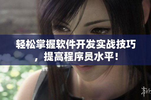 轻松掌握软件开发实战技巧，提高程序员水平！