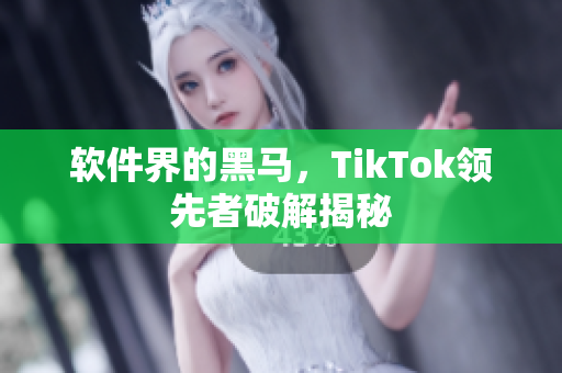 软件界的黑马，TikTok领先者破解揭秘