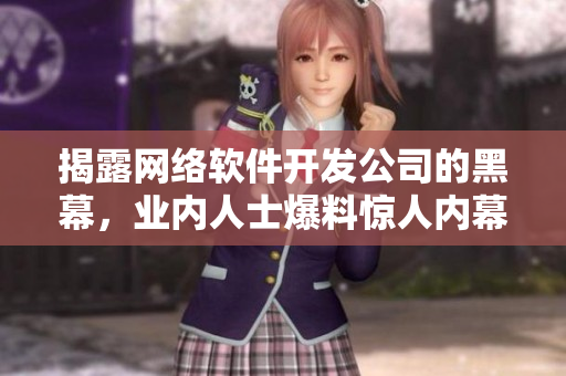揭露网络软件开发公司的黑幕，业内人士爆料惊人内幕