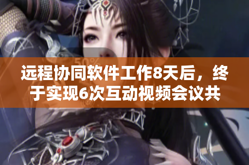 远程协同软件工作8天后，终于实现6次互动视频会议共同探讨