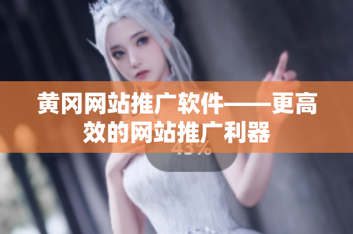 黄冈网站推广软件——更高效的网站推广利器