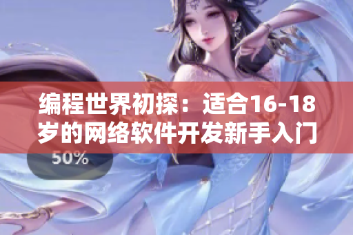 编程世界初探：适合16-18岁的网络软件开发新手入门指南