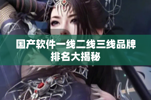 国产软件一线二线三线品牌排名大揭秘