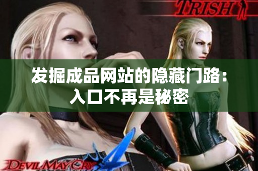 发掘成品网站的隐藏门路：入口不再是秘密
