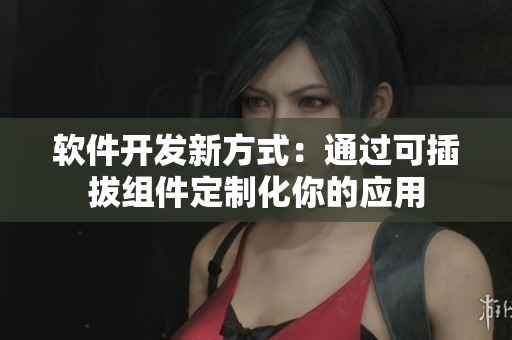 软件开发新方式：通过可插拔组件定制化你的应用