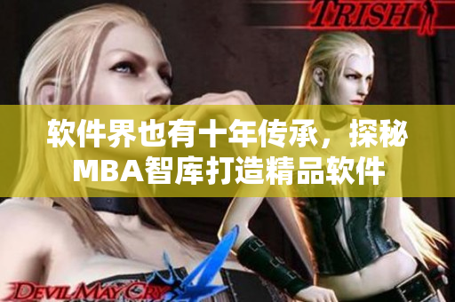 软件界也有十年传承，探秘MBA智库打造精品软件