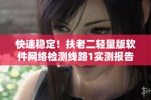 快速稳定！扶老二轻量版软件网络检测线路1实测报告