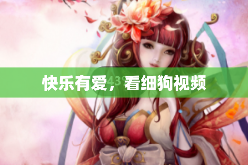 快乐有爱，看细狗视频