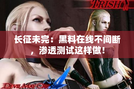 长征未完：黑料在线不间断，渗透测试这样做！