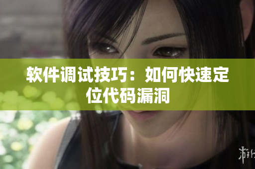 软件调试技巧：如何快速定位代码漏洞