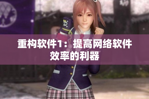 重构软件1：提高网络软件效率的利器