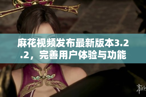 麻花视频发布最新版本3.2.2，完善用户体验与功能