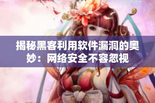 揭秘黑客利用软件漏洞的奥妙：网络安全不容忽视