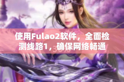 使用Fulao2软件，全面检测线路1，确保网络畅通