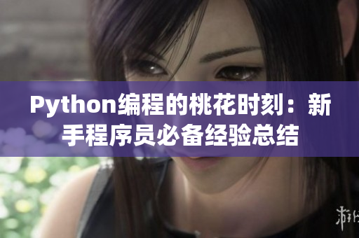 Python编程的桃花时刻：新手程序员必备经验总结