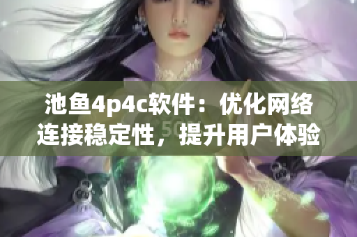 池鱼4p4c软件：优化网络连接稳定性，提升用户体验