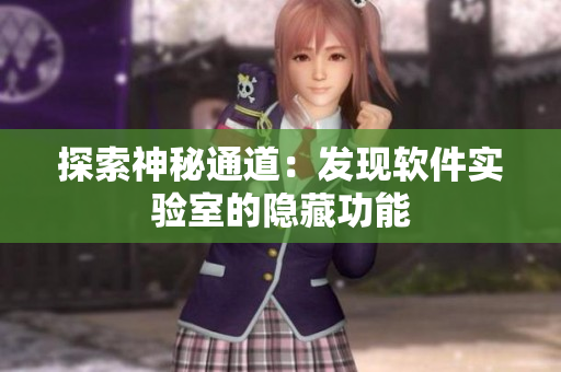 探索神秘通道：发现软件实验室的隐藏功能