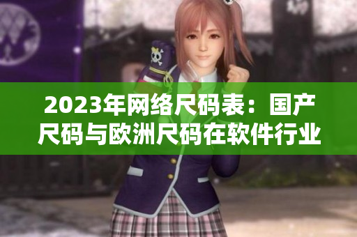 2023年网络尺码表：国产尺码与欧洲尺码在软件行业的应用