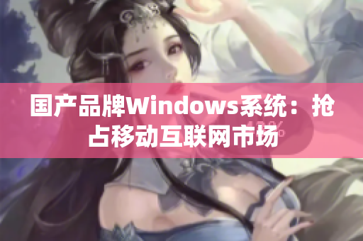 国产品牌Windows系统：抢占移动互联网市场