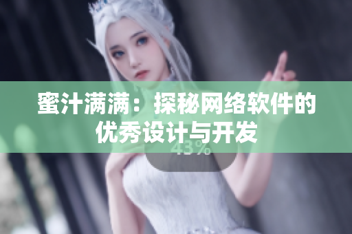 蜜汁满满：探秘网络软件的优秀设计与开发