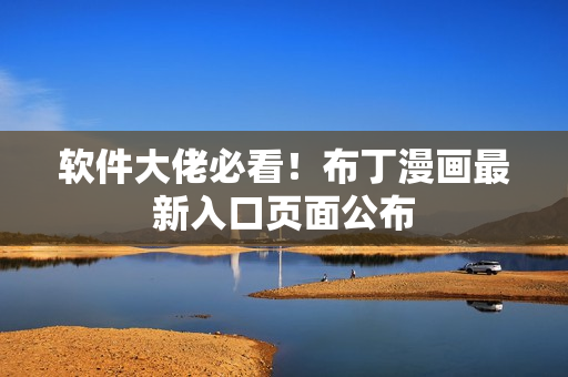 软件大佬必看！布丁漫画最新入口页面公布