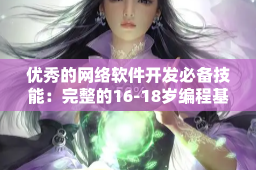 优秀的网络软件开发必备技能：完整的16-18岁编程基础