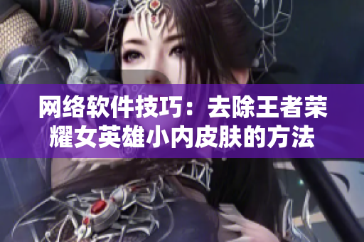 网络软件技巧：去除王者荣耀女英雄小内皮肤的方法