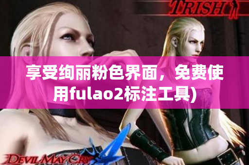 享受绚丽粉色界面，免费使用fulao2标注工具)