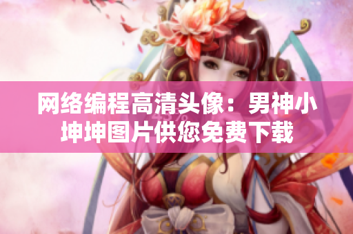 网络编程高清头像：男神小坤坤图片供您免费下载