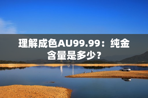 理解成色AU99.99：纯金含量是多少？