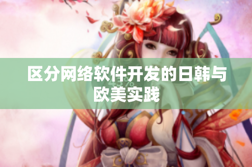 区分网络软件开发的日韩与欧美实践