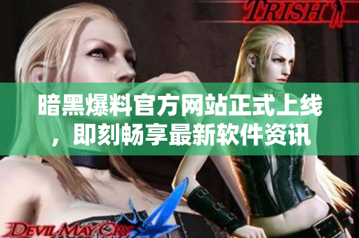 暗黑爆料官方网站正式上线，即刻畅享最新软件资讯