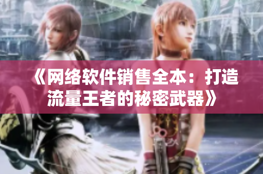 《网络软件销售全本：打造流量王者的秘密武器》