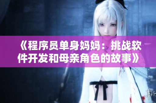 《程序员单身妈妈：挑战软件开发和母亲角色的故事》