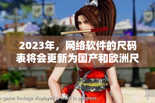 2023年，网络软件的尺码表将会更新为国产和欧洲尺码。
