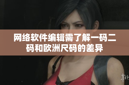 网络软件编辑需了解一码二码和欧洲尺码的差异