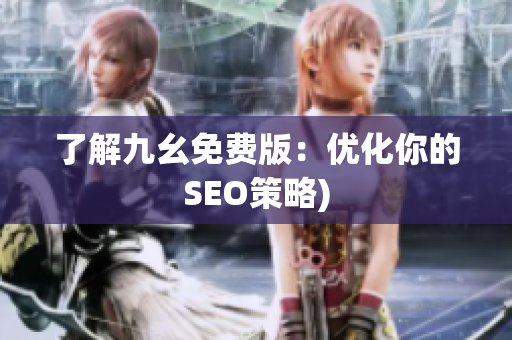 了解九幺免费版：优化你的SEO策略)