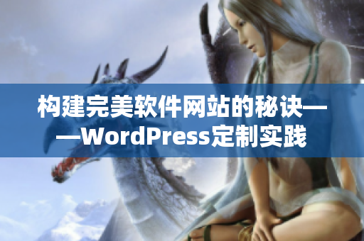 构建完美软件网站的秘诀——WordPress定制实践