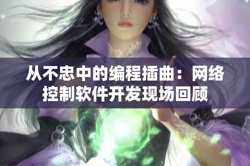 从不忠中的编程插曲：网络控制软件开发现场回顾