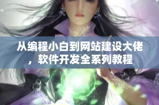从编程小白到网站建设大佬，软件开发全系列教程