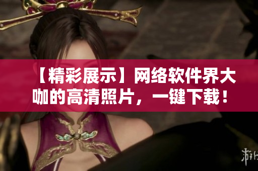 【精彩展示】网络软件界大咖的高清照片，一键下载！