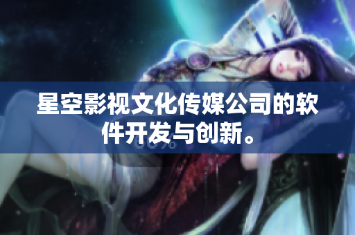 星空影视文化传媒公司的软件开发与创新。