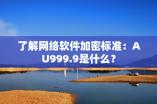 了解网络软件加密标准：AU999.9是什么？
