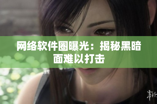网络软件圈曝光：揭秘黑暗面难以打击